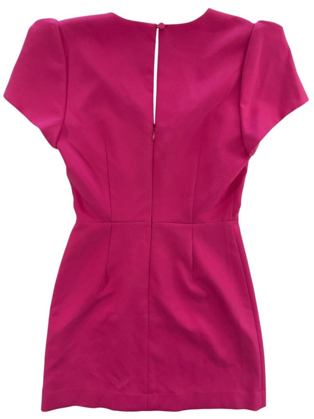 Milly Atalie Cady Dress Pink Short Sleeve Back Zipper Size 2 LIST$365 DEFECT/NEW - Picture 2 of 12
